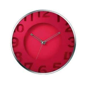   Fruity (Pink Strawberry) Non Ticking Silent Wall Clock