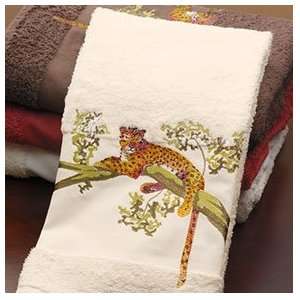  Anali Tree Jaguar Set of Four 12 x 13 Embroidered Terry 