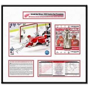   Stanley Cup Champions Filppula Scores Ticket Frame