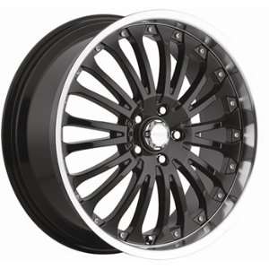 Menzari Hydro 18x7.5 Black Wheel / Rim 5x112 with a 35mm Offset and a 
