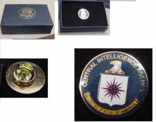 CIA CENTRAL INTELLIGENCE AGENCY LAPEL PIN  