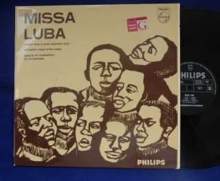 Missa Luba Mass Sung In Congolese Style African LP  