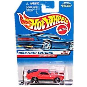 Hot Wheels   Mattel Wheels   1998 First Editions   #29 of 40   Mustang 