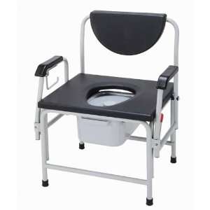    Bariatric Drop Arm Bedside Commode Seat
