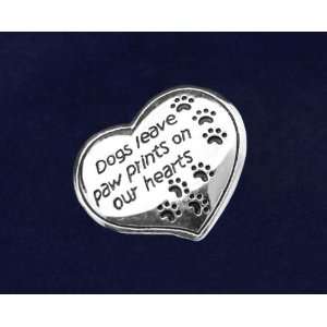  Dogs Leave Paw Prints Pin (Retail) 
