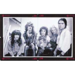 Collectible New York Dolls Four Piece Phone Card Puzzle Set (Black and 