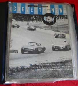 Rare Complete Set Corvette News Vol 1 #1 thru August / September 