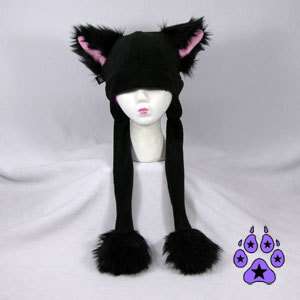 NEKO AGF ears Goth Cosplay SKI CAT Kitty Anime Hat mew  