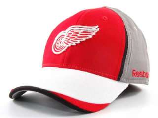 NEW Detroit Redwings Reebok Flex Hat $25 Cap S/M  