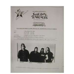 Suicidal Tendencies Infectious Grooves Poster 1993 The