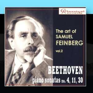   Feinberg, vol II. Beethoven. Sonatas no.4, 11, 30 Samuel Feinberg