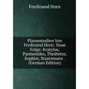  Platonstudien Von Ferdinand Horn Neue Folge Kratylos 