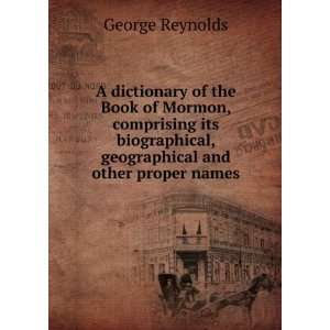  A dictionary of the Book of Mormon, comprising its 