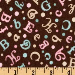  43 Wide Fanciful Friends Flannel Alphabet Letters 