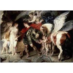  Perseus Liberating Andromeda by Peter paul Rubens 16.00X11 