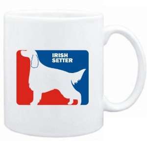 Mug White  Irish Setter Sports Logo  Dogs  Sports 