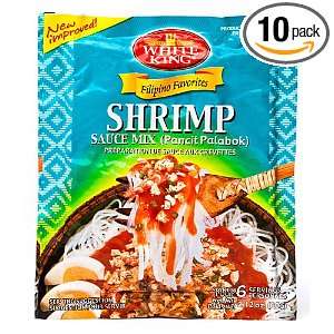 White King Shrimp Sauce Mix Pancit Palabok 60g (Pack of 10)  