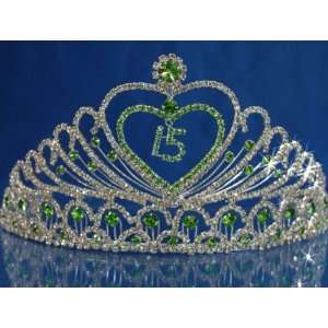  Quinceanera 15 Birthday Tiara Crystal Princess 542F7 