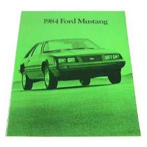  1984 84 Ford MUSTANG BROCHURE L LX GT Turbo SVO 