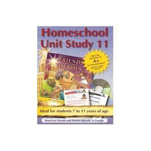  Friends and Heroes Homeschool Unit Study 11 CD ROM Office 