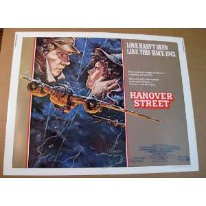  Hanover Street   Harrison Ford   Original Half Sheet Movie 