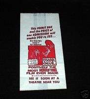 MARK OF THE DEVIL VOMIT BAG THEATER GIVE AWAY MINT MINT  