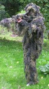 BRITISH ARMY STYLE SPECIAL FORCES / SNIPERS GHILLIE SUIT WOODLAND CAMO 