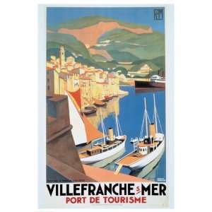  Villefranche Sur Mer Giclee Poster Print, 38x56