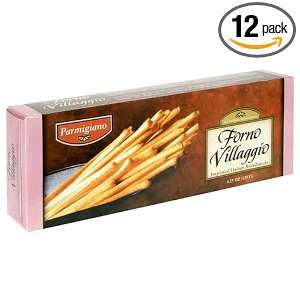 Forno Villaggio Torinese Breadsticks, Parmigiano, 4.25 Ounce Boxes 