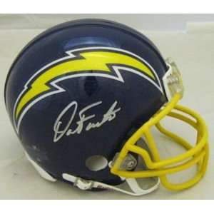  Dan Fouts San Diego Chargers Autographed Mini Helmet 