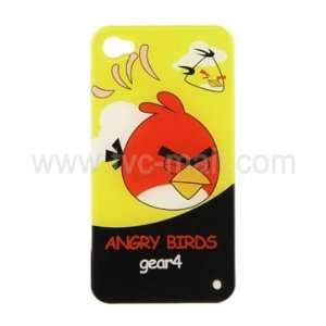  Iphone 4 Yellow Angry Birds Hard Back Cover Cell Phones 
