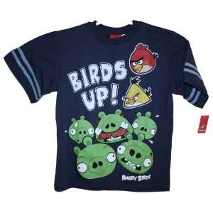  Licensed Rovio Angry Birds Kids T shirt Size X Large Dark 