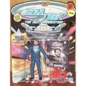   Riker as a Malcorian Action Figure Jonathan Frakes Toys & Games