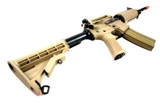 Airsoft CM M4A1 Carbine AEG Rifle Metal Gearbox TAN  