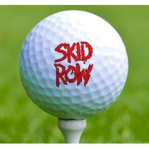  3 x Rock n Roll Golf Balls Skid Row Musical Instruments