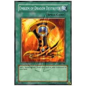   Dragon Destroyer / Single YuGiOh Card in Protective Sleeve Toys