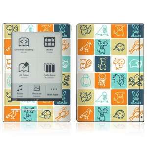 Animal Squares Design Protective Decal Skin Sticker for Sony Digital 