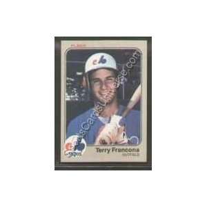  1983 Fleer Regular #281 Terry Francona, Montreal Expos 