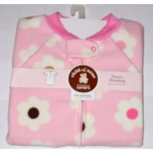  Carters Fleece Sleep Sack Sleep Bag  Size 0 9 Months Pink 