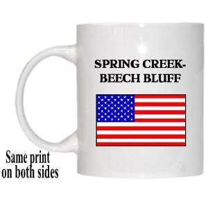 US Flag   Spring Creek Beech Bluff, Tennessee (TN) Mug 