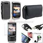 7PC Bundle For Blackberry Torch 9810 Clear Case Stylus  