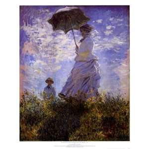  Madame Monet and Her Son by Claude Monet 22x27