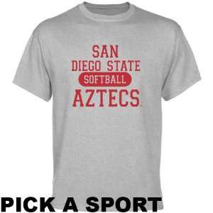  SDSU Aztec Shirts  San Diego State Aztecs Ash Custom 