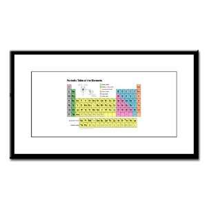    Small Framed Print Periodic Table of Elements 