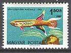 Hungary 1962. Animals / fishes misprint started year 2 times (1962 