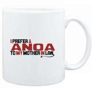 Mug White  I prefer a Anoa to my mother in law  Animals  