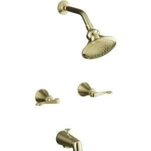  16213 4 AF Kohler Revival Tub & Shower Faucet Vibrant French Gold