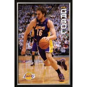 Lakers   Paul Gasol Framed Poster Print, 25x37