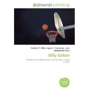  Billy Gabor (9786133924505) Books