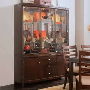   912 830R Tribecca China Cabinet in Root Beer 912 830R